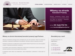 Legal Partners załatwia sprawy przed sądami oraz urzędami